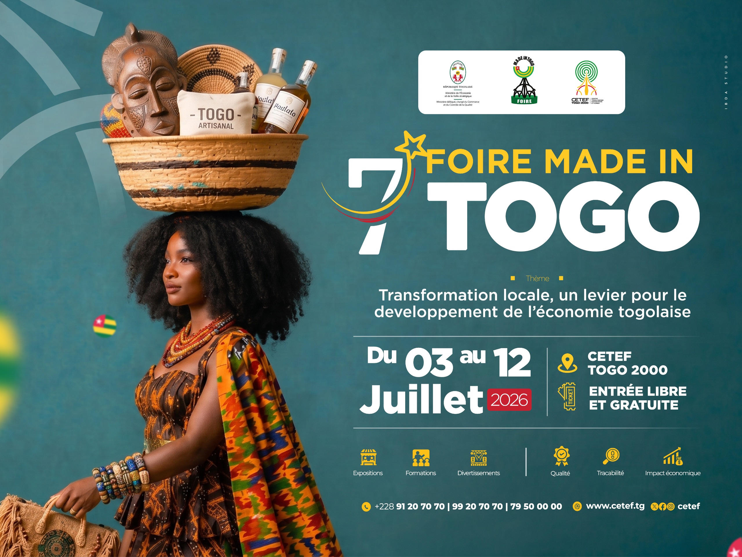 La 7ème Foire Made in Togo au CETEF Togo 2000 bat déjà son plein